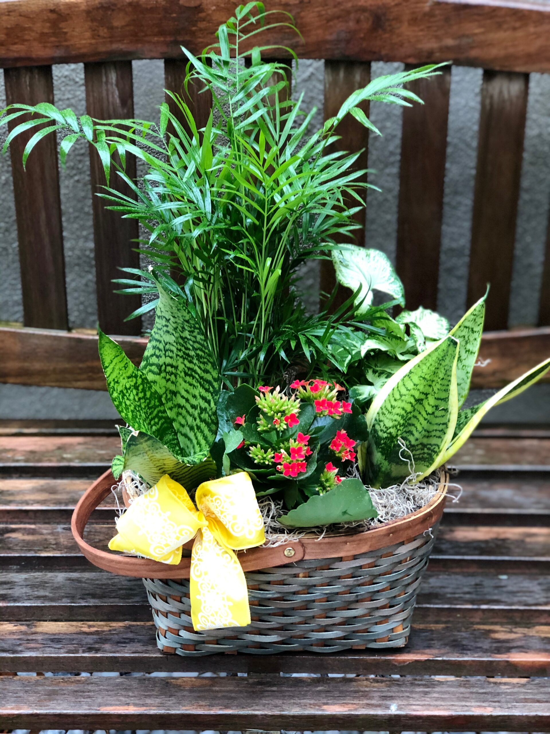 Blooming Garden Basket Connecticut Flower Shop
